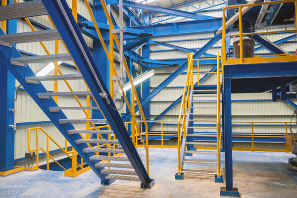 Industrial frames and industrial stairs - Impec GmbH